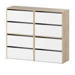 Jalatsikapp SONOMA OAK valge matt 120 CM