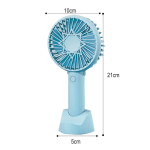 Ventilaatorid-Mini laetav kaasaskantav kontoris kaasaskantav elektriline ventilaator V&auml;ike kaasaskantav usb ventilaator-sinine