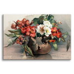 Maal elutuppa Lilled kannus Reproduktsioon A. C. Nowelli maalist 80x120