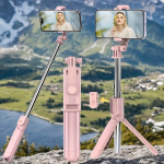 Multifunktsionaalne Pikendatav Selfiepulk Statiivi ja Eemaldatav Juhtmevaba Pult