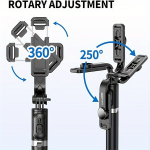 Mitmek&uuml;lgne 40-Tolline Selfie Pulk Statiiv Juhtmevaba Puldiga