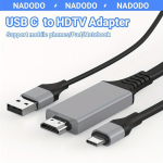 NADODO USB C HDMI Adapter Kaabel - 201.17cm, 4K@30Hz