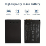 LP-E12 LPE12 E12 Li-ion aku Canon DSLR kaamerale 7.2V 1250mAh