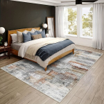 Abstraktne Prindi Vaip, Moodne Stiil, Pestav Ja Volditav., 78,74 &times; 118,11 colio / 200 &times; 300 cm