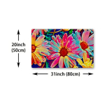 1tk 3D Kirju Lilleline Vaip, Moodne Elutoa P&otilde;randamatt, 20x31 colių / 50x80 cm
