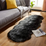 1tk Vaip, Superpehme Kunstlamba Nahk Vaip Pikkade Kohevate Karvadega, 60 * 120 cm / 23,62 * 47,24 colio