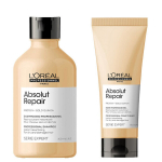 Juuste hoolduskomplekt Loreal Absolut Repair Shampoo 300ml + Loreal Absolut Repair Conditioner 200ml