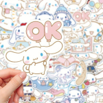 50tk Anime Cinnamoroll Veekindlad PVC Kleepsud S&uuml;learvutile Koti Kaamerate.