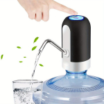 Veeautomaat Elektriline veepudeli pump, USB laetav joogiveepump, Juoda