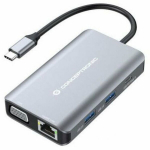 7-&uuml;hes dokkimisjaam - CONCEPTRONIC - DONN21G - USB 3.2 Gen 1 - HDMI - VGA - 100W USB PD