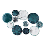 Metallist seinadekoratsioon Metal Art Charm, 82x50x5 cm