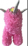 Rose Unicorn, 25 cm koos kinkekarbiga