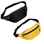 Naiste kotid, Fanny Packs meestele ja naistele &ndash; veekindel sportlik v&ouml;&ouml;kott reisimiseks, matkamiseks, jooksmiseks, k&auml;ed-vabad mugavuseks, kollane + must