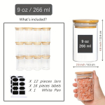 klaasist toidukarbid, 12 tk, 9 uncijos / 266 ml