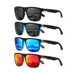 Polariseeritud spordiprillid, 4 tk,, Juoda*2+mėlyna+raudona
