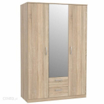 Kolme uksega riidekapp Niko, sonoma tamm