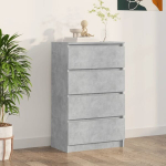 puhvetkapp，kapp，kummut, betoonhall, 60x35x98,5 cm, tehispuit CFE926146
