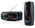 Juhtmevaba RGB k&otilde;lar raadioga ja laadijaga Gan