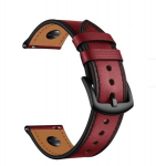 "BestAccessories", 22 mm laiune nahkrihm, punane