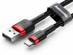Baseus kaabel Cafule USB - Lightning 1,0m 2,4A punane