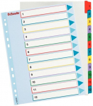 Eralduslehed ESSELTE, 1-12, v&auml;rvilised, mitmekordsed, A4+