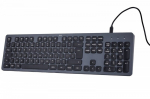 Hama klaviatuur Wired Keyboard CK-400 must-hall