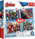 4 pusle komplekt "Avengers" Trefl