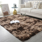 Pruun pl&uuml;&scaron;ivaip pehme k&uuml;&uuml;likust shaggy shaggy 100x150 cm xl paksusega