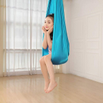 V&otilde;rkkiiged, alused,Laste kiikv v&otilde;rkkiik | Sise kaisu v&otilde;rkkiik ADHD, autismi ja sensoorse integratsiooni teraapia jaoks, Hellblau-100 X 280 cm