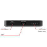 Juhtmevaba magnetiline akupank Verbatim, 5000mAh, must