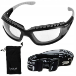 Bolle Tracker kaitseprillid, udu- ja kriimustusvastase kattega, UV-kaitsega, rihma ja &uuml;mbrisega