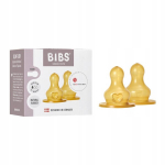 Pudeli niplite komplekt Bibs Natural Rubber Slow Flow, 2 tk.