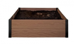 Kandiline lillepeenra &auml;&auml;ris Maple Square, 106х106х32cm, pruun
