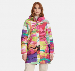 Huppa Naiste kevad-s&uuml;gis parka JANELLE 1, fuchsia pattern