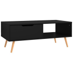 kohvilaud，tugitoolilaud，diivanilaud, must, 100 x 49,5 x 31 cm, tehispuit CFE829752