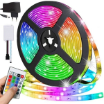 RGB LED riba koos puldiga, 5 m
