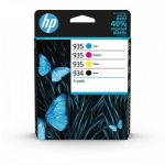 HP 934/935 4-Pack Original Ink Cartridges, Black / Cyan / Magenta / Yellow (6ZC72AE) for HP OfficeJet Pro 6200 Printers