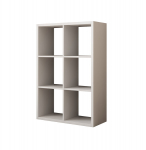 Raamaturiiul Furniture Cleo IV, valge
