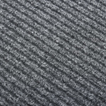 vidaXL mustust imav vaibatee, hall, 100x400cm, Pilka