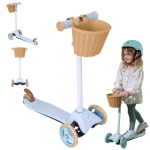 EVO Reguleeritav kolmerattaline laste roller koos korviga Mini Cruiser koos korviga Sinine