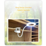 Akutoitega klambriga voodilamp, lugemislamp, USB-laetav