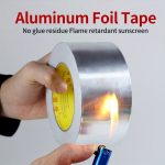 K&otilde;rge Temperatuuriga 30mm Alumiiniumfoolium Teip 10m Veekindel.
