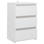 vidaXL &ouml;&ouml;kapid 2 tk, valge, 40 x 35 x 62,5 cm, puitlaastplaat