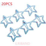 20tk/laud. 3cm Mini Star Juukseklambrid Laste L&auml;ikiv metallist Juukseklambrid Juuksen&otilde;elad T&uuml;drukute Juukseaksessuaarid Peakatted Stiilit&ouml;&ouml;riistad