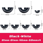 Must valge auto 50. juubeli logo velje kaunistuskate BMW X1 X3 X5 1 3 5 7 seeria Z4 G20 G30 G30 G30 G30 G305 G01 G01 G11 E46 E90