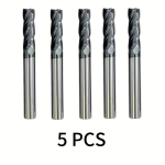 1tk/2tk/3tk/4tk/5tk 8mm Meeterm&otilde;&otilde;dus Freespink, 60mm Pikkus, Karastatud Sulam, K&uuml;lg/Ots Freesimiseks, CNC T&ouml;&ouml;koja T&ouml;&ouml;riistad, 5 vnt