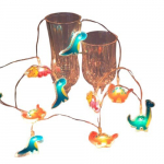 Dinosaurusteemaline LED valguskett