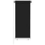vidaXL v&auml;liruloo 60 x 140 cm, must, Juoda