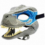 Dinosauruste mask koos avatud l&otilde;uaga, dino mask lastele t&auml;iskasvanutele, &uuml;likond ja rollim&auml;ng kingitus_, Blue