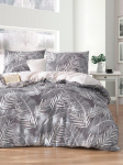 Enlora voodipesukomplekt Palm Grey, 200x220 cm, 4-osaline